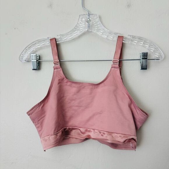 Ruby Ribbon Pink Wide Band Minimizes Bra Wire Free Women’s Size 36 - Picture 3 of 4